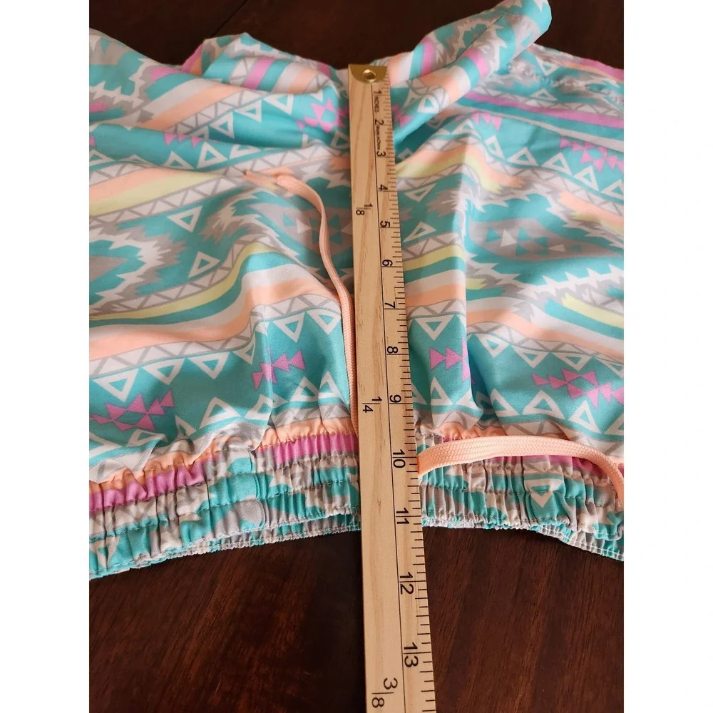Chubbies Shorts Men's M Swim Trunks Aztec Drawstring Lined The En Fuegos 4.5